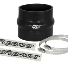 Load image into Gallery viewer, afe Magnum FORCE Intake Coupling Kit (3-1/4IN ID to 3-1/8IN ID x 3IN L)Straight Coupler w Hump Black aFe