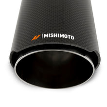 Load image into Gallery viewer, Mishimoto Carbon Fiber Muffler Tip 3in Inlet 4in Outlet Polished Muffler Mishimoto