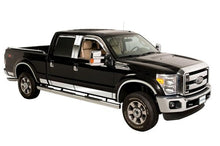 Load image into Gallery viewer, Putco 11-16 Ford SuperDuty - Crew Cab 8ft Long Box - 12pcs - 6.25in Wide SS Rocker Panels Body Armor & Rock Rails Putco