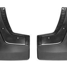 Load image into Gallery viewer, WeatherTech 14+ GMC Sierra/Sierra Denali No Drill Mudflaps - Black WeatherTech
