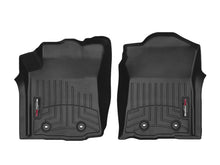 Load image into Gallery viewer, WeatherTech 2018+ Toyota Tacoma Front FloorLiner - Black (Manual Trans - Double/Access Cab)