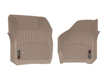 Load image into Gallery viewer, WeatherTech 99-07 Ford F250 Super Duty Crew Front FloorLiner - Tan | 450021