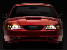 Load image into Gallery viewer, Raxiom 99-04 Ford Mustang Axial Series Headlights w/ LED Bar- Blk Housing (Clear Lens) Headlights Raxiom