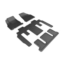 Load image into Gallery viewer, 3D MAXpider 2008-2017 Buick Enclave Kagu 1st & 2nd & 3rd Row Floormats - Black