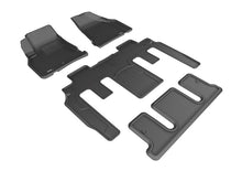 Load image into Gallery viewer, 3D MAXpider 2007-2017 GMC Acadia/Acadia Limited Kagu 1st & 2nd & 3rd Row Floormats - Black | L1GM01301509