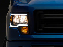 Load image into Gallery viewer, Raxiom 09-14 Ford F-150 Axial Series Headlights w/ LED Bar- Blk Housing (Clear Lens) Headlights Raxiom