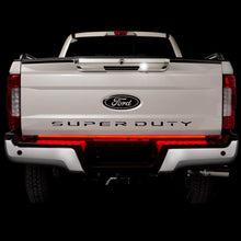 Load image into Gallery viewer, Putco 17-19 Ford Super Duty 60in Red Blade LED Light Bar w/ Direct fit Quick-Connect Harness Light Tailgate Bar Putco