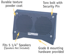 Load image into Gallery viewer, Tuffy Dual Speaker Box Black Cargo Boxes & Bags Tuffy Products