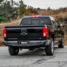 Load image into Gallery viewer, Westin 14-18 Chevy Silverado 1500 Pro-Series Rear Bumper - Textured Black Westin