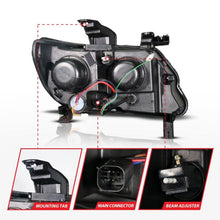 Load image into Gallery viewer, ANZO 15-22 Chevy Colorado Full LED Headlights w/ Initiation (Amber DRL) - Black ANZO