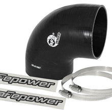 Load image into Gallery viewer, aFe Air Intake Components afe Magnum FORCE Intake Coupling Kit (4 IN ID to 3-4/5 IN ID x 90 Deg.) Elbow Coupler - Black