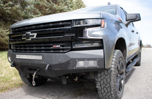 Load image into Gallery viewer, Fishbone Offroad 19-21 Chevrolet Silverado 1500 Rockfish Front Bumper - Black Texture Fishbone Offroad