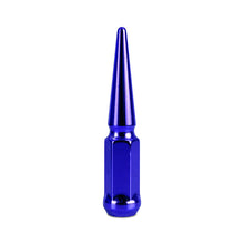 Load image into Gallery viewer, Mishimoto Mishimoto Steel Spiked Lug Nuts M12 x 1.5 24pc Set Blue Lug Nuts Mishimoto