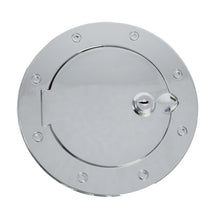 Load image into Gallery viewer, Rugged Ridge 07-18 Jeep Wrangler JK Stainless Steel Locking Gas Cap Door Rugged Ridge