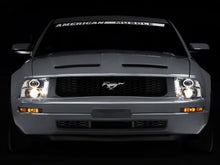 Load image into Gallery viewer, Raxiom 05-09 Ford Mustang Excluding GT500 LED Halo Projector Headlights- Chrome Housing (Clear Lens) Headlights Raxiom
