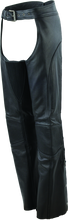 Load image into Gallery viewer, Kuryakyn Leather By River Road Sierra Leather Chaps Black Womens - Small Pants Kuryakyn