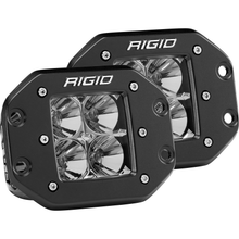 Load image into Gallery viewer, RIGID Industries Exterior Multi-Purpose LED RIGID Industries 212113 D-Series PRO LED Light, Flood Optic, Flush Mount, Pair