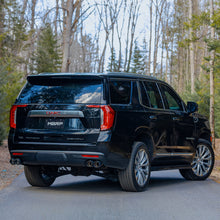 Load image into Gallery viewer, MBRP 2021+ Chevy Tahoe / GMC Yukon T304 SS 3in Cat-Back Dual Split Exhaust w/ Quad Carbon Fiber Tips MBRP