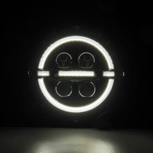 Load image into Gallery viewer, AlphaRex 18-23 Jeep Wrangler JL/Gladiator JT LED Proj Headlights Black w/ Activ Light/Seq Signal/DRL AlphaRex