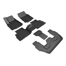 Load image into Gallery viewer, 3D Maxpider 22-24 Jeep Grand Cherokee (Wl) L 6-Seat Kagu Black R1 R2 R3 Floor Mats - Rubber 3D MAXpider