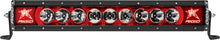 Load image into Gallery viewer, RIGID Industries 220023 Radiance Plus LED Light Bar, Broad-Spot Optic, 20 Inch With Red Backlight Exterior Multi-Purpose LED RIGID Industries