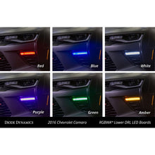 Load image into Gallery viewer, Diode Dynamics 16-18 Chevrolet Camaro RGBWA Lower DRL Boards