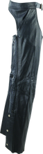 Load image into Gallery viewer, River Road Plains Leather Chaps Black - Large Misc Powersports River Road