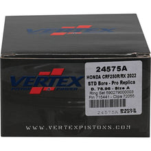 Load image into Gallery viewer, Vertex Pistons Uncategorized Vertex Piston 22-24 Honda CRF 250 R 250cc Forged Replica Piston Kit