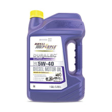 Load image into Gallery viewer, Royal Purple Duralec Super Diesel 5W-40 CK-4 Motor Oil - 1 Gallon Royal Purple