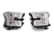 Load image into Gallery viewer, Raxiom 15-17 Ford F-150 Projector Headlights w/ LED Accent- Chrome Housing (Clear Lens) Headlights Raxiom