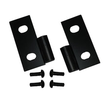 Load image into Gallery viewer, Rugged Ridge 76-06 Jeep CJ / Jeep Wrangler Black Lower Door Hinge Brackets Rugged Ridge
