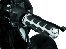 Load image into Gallery viewer, Kuryakyn Premium ISO Grips Without Throttle Boss Throttle-By-Wire Chrome Misc Powersports Kuryakyn