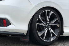 Load image into Gallery viewer, Rally Armor 16-21 Honda Civic Si Black UR Mud Flap w/White Logo Mud Flaps Rally Armor