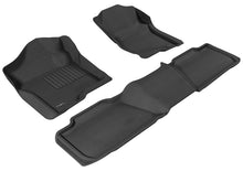Load image into Gallery viewer, 3D MAXpider 2007-2014 Chevrolet/GMC Suburban/Tahoe/Yukon Kagu 1st & 2nd Row Floormats - Black | L1GM00801509