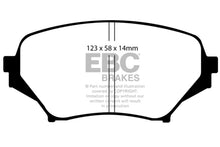 Load image into Gallery viewer, EBC 06-15 Mazda Miata MX5 2.0 Ultimax2 Front Brake Pads Brake Pads - OE EBC