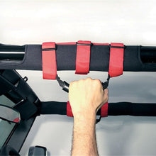 Load image into Gallery viewer, Rugged Ridge Ultimate Grab Handles Red 55-20 CJ/Jeep Wrangler /JT Rugged Ridge