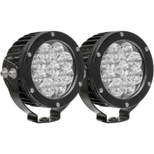 Load image into Gallery viewer, Westin Axis LED Auxiliary Light 4.75 inch Round Spot w/3W Osram (Set of 2) - Black Westin