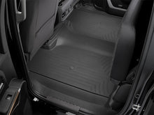 Load image into Gallery viewer, WeatherTech 2019+ Chevrolet Silverado 1500 Crew Cab w/ Vinyl Floors Rear FloorLiner - Black