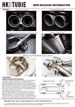 Load image into Gallery viewer, HKSTUDIE EXHAUST for BMW G80/G82 Comp Catback HKS