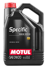 Load image into Gallery viewer, Motul 5L Specific 508 0W20 Oil - Acea A1/B1 / VW 508.00/509.00 / Porsche C20 - Comes in a Case of 4 Units | 107384