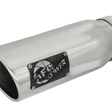Load image into Gallery viewer, aFe Tips afe MACH Force-Xp Universal Exhaust Tip 4 IN Inlet x 5 IN Outlet x 12 IN L