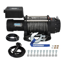 Load image into Gallery viewer, Superwinch 15000 LBS 12V DC 15/32in x 78ft Synthetic Rope Tiger Shark 15000SR Winch Winches Superwinch