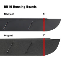 Load image into Gallery viewer, Go Rhino RB10 Slim Running Boards 57in. Cab Length - Bedliner Coating (No Drill/Mounting Brkt Req.) Running Boards Go Rhino