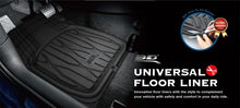 Load image into Gallery viewer, 3D MAXpider 777-1 Universal Kagu Black Mat 4pcs (Size: L Front L 28in x W 21in Rear L 20in x 21in) Floor Mats - Rubber 3D MAXpider
