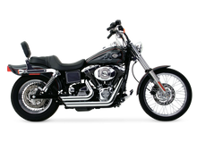 Load image into Gallery viewer, Vance & Hines HD Dyna 91-05 Shortshots Staggered Full System Exhaust | 17214