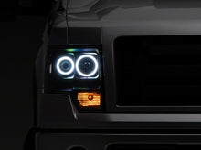Load image into Gallery viewer, Raxiom 09-14 Ford F-150 Super White LED Halo Projector Headlights- Blk Housing (Clear Lens) Headlights Raxiom