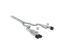 Load image into Gallery viewer, MBRP 2024+ Ford Mustang 5.0L T304 SS 3in Cat-Back Exhaust w/ Quad Carbon Fiber Tips (Valve Delete) MBRP