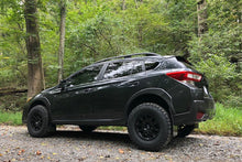 Load image into Gallery viewer, Rally Armor 18-23 Subaru Crosstrek Black Mud Flap w/Blue Logo (Front Only) Mud Flaps Rally Armor