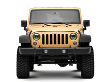 Load image into Gallery viewer, Raxiom 07-18 Jeep Wrangler JK 7-In LED Headlights Green Housing- Clear Lens Headlights Raxiom