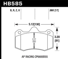 Load image into Gallery viewer, Hawk 12-14 McLaren MP4-12C HPS 5.0 Front Brake Pads Brake Pads - Performance Hawk Performance